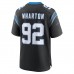 Игровая джерси Carolina Panthers Tershawn Wharton Nike Black Team Game