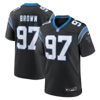 Игровая джерси Carolina Panthers Bobby Brown Nike Black Team Game