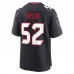 Игровая джерси Houston Texans Darrell Taylor Nike Navy Team Game