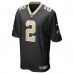 Игровая джерси New Orleans Saints Spencer Rattler Nike Black Team Game