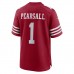 San Francisco 49ers Ricky Pearsall Nike Scarlet Team Game Jersey