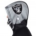 Las Vegas Raiders Pro Player Black/Silver Helmet Hoodie Full-Zip Track Jacket