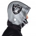 Las Vegas Raiders Pro Player Black/Silver Helmet Hoodie Full-Zip Track Jacket
