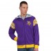 Minnesota Vikings Pro Player Purple/Gold Helmet Full-Zip Hooded Track Jacket