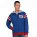 New York Giants Pro Player Royal/Red Helmet Full-Zip Hooded Track Jacket