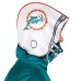 Miami Dolphins Pro Player Aqua/Coral Retro Helmet Full-Zip Hooded Track Jacket