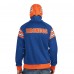 Denver Broncos Pro Player Royal/Orange Retro Helmet Full-Zip Hooded Track Jacket