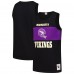 Minnesota Vikings Mitchell & Ness Black Retro Colorblock Tank Top