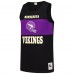 Minnesota Vikings Mitchell & Ness Black Retro Colorblock Tank Top