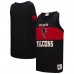 Майка Atlanta Falcons Mitchell & Ness Black Retro Colorblock