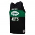 New York Jets Mitchell & Ness Black Retro Colorblock Tank Top