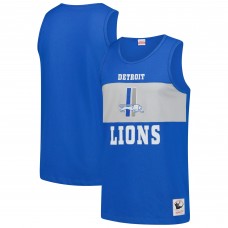 Detroit Lions Mitchell & Ness Blue Retro Colorblock Tank Top