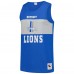 Detroit Lions Mitchell & Ness Blue Retro Colorblock Tank Top