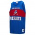 New England Patriots Mitchell & Ness Royal Retro Colorblock Tank Top