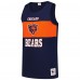 Chicago Bears Mitchell & Ness Navy Retro Colorblock Tank Top