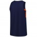 Chicago Bears Mitchell & Ness Navy Retro Colorblock Tank Top