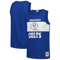 Indianapolis Colts Mitchell & Ness Royal Retro Colorblock Tank Top