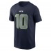 Seattle Seahawks Cooper Kupp Nike College Navy Player Name & Number T-Shirt