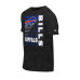 Футболка Buffalo Bills New Era Black Retro Logo Enzyme Washed Oversized