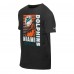 Футболка Miami Dolphins New Era Black Retro Logo Enzyme Washed Oversized