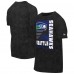 Seattle Seahawks New Era Black Retro Logo Enzyme Washed Oversized T-Shirt