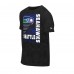 Seattle Seahawks New Era Black Retro Logo Enzyme Washed Oversized T-Shirt