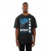 Футболка Detroit Lions New Era Black Enzyme Washed Oversized