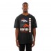 Футболка Denver Broncos New Era Black Enzyme Washed Oversized