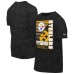 Футболка Pittsburgh Steelers New Era Black Enzyme Washed Oversized