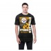 Футболка Pittsburgh Steelers New Era Black Enzyme Washed Oversized
