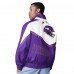 Minnesota Vikings Pro Player White/Purple Tape II Lightweight Full-Zip Jacket