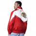 San Francisco 49ers Pro Player White/Scarlet Tape II Lightweight Full-Zip Jacket