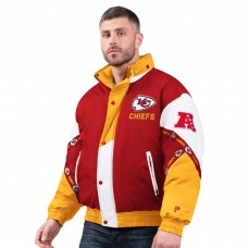 Kansas City Chiefs Pro Player Red/Gold Tape Full-Zip Hoodie Jacket