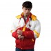 Kansas City Chiefs Pro Player Red/Gold Shoulder To Shoulder Polyfill Full-Zip Hooded Jacket