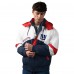 New York Giants Pro Player Navy Shoulder To Shoulder Polyfill Full-Zip Hooded Jacket