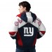 New York Giants Pro Player Navy Shoulder To Shoulder Polyfill Full-Zip Hooded Jacket