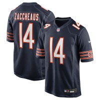 Игровая джерси Chicago Bears Olamide Zaccheaus Nike Navy Team Game