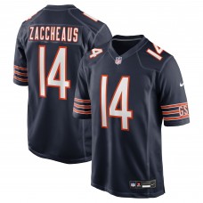Игровая джерси Chicago Bears Olamide Zaccheaus Nike Navy Team Game