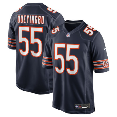 Джерси Chicago Bears Dayo Odeyingbo Nike Navy Team Game