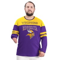 Minnesota Vikings G-III Sports by Carl Banks Purple/Gold Adaptive Outlast Long Sleeve T-Shirt