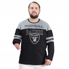 Las Vegas Raiders G-III Sports by Carl Banks Black/Silver Adaptive Outlast Long Sleeve T-Shirt Las Vegas Raiders G-III Sports by Carl Banks Black/Silver Adaptive Outlast Long Sleeve T-Shirt