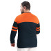 Футболка с длинным рукавом Chicago Bears G-III Sports by Carl Banks Navy/Orange Adaptive Outlast