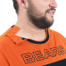 Футболка с длинным рукавом Chicago Bears G-III Sports by Carl Banks Navy/Orange Adaptive Outlast