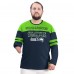 Seattle Seahawks G-III Sports by Carl Banks College Navy/Neon Green Adaptive Outlast Long Sleeve T-Shirt Seattle Seahawks G-III Sports by Carl Banks College Navy/Neon Green Adaptive Outlast Long Sleeve T-Shirt