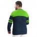 Seattle Seahawks G-III Sports by Carl Banks College Navy/Neon Green Adaptive Outlast Long Sleeve T-Shirt