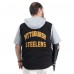 Pittsburgh Steelers G-III Sports by Carl Banks Black Adaptive Home Team Magnetic Button-Up Top