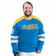 Los Angeles Chargers G-III Sports by Carl Banks Powder Blue Adaptive Lord Stanley Crewneck Sweatshirt