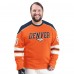 Denver Broncos G-III Sports by Carl Banks Orange Adaptive Lord Stanley Crewneck Sweatshirt