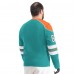 Miami Dolphins G-III Sports by Carl Banks Aqua Adaptive Lord Stanley Crewneck Sweatshirt