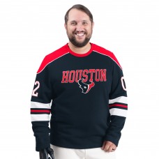 Кофта Houston Texans G-III Sports by Carl Banks Navy Adaptive Lord Stanley Crewneck